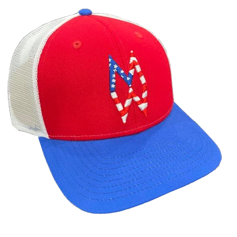 Red, White and Blue Hat