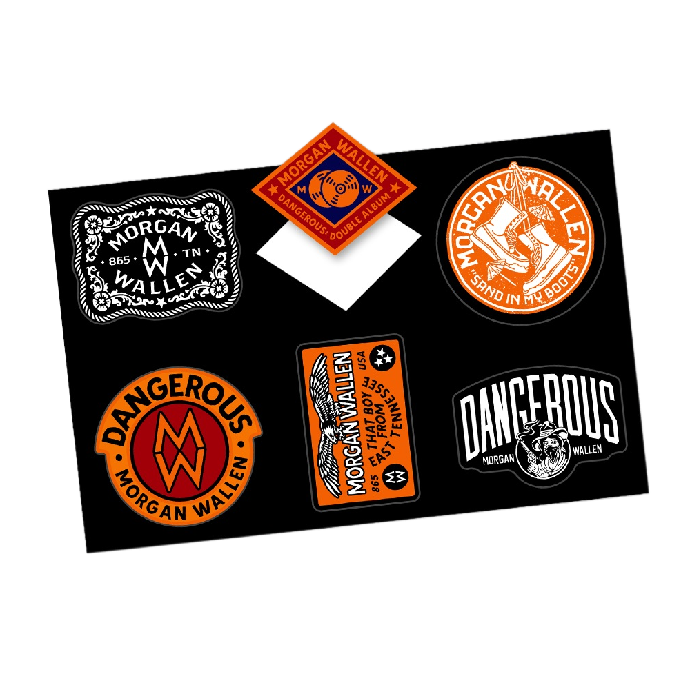 Sticker Sheet Morgan Wallen