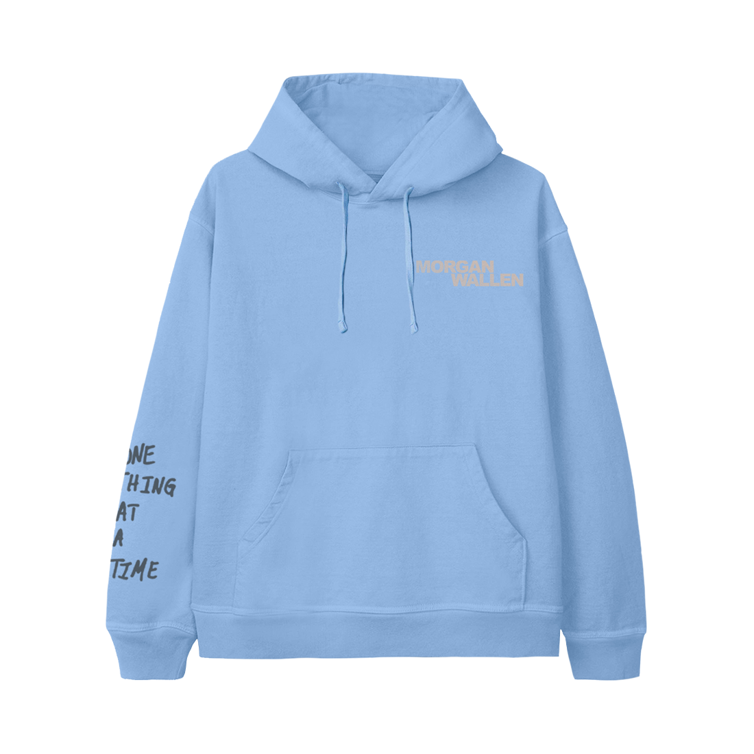 One Thing At A Time Album Cover Blue Hoodie